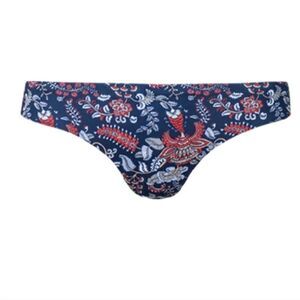 NEW VERDELIMON blue floral bikini bottom L